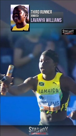 Jamaica Wins Women’s 4x100m Relay 🔥 | World Athletics Relays Gaborone 2026 #trackandfield #shorts