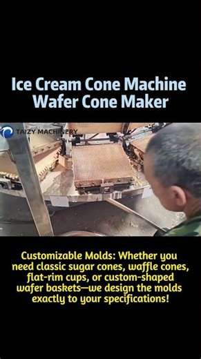 Ice Cream Cone Machine Wafer Cone Maker
