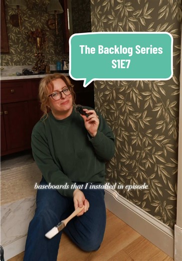 Now maybe my husband will stop complaining about his own inability to dodge a door knob 🤣 Reinstalling the doors was easy and quick, the paint touchups were less so I am getting to the end of my series but my list seems to be growing longer as I keep finding more unfinished things around my home Episode 8 is just around the corner #diyproject #interiordesign #millenial