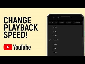 How to Adjust Playback Speed of Any Video on YouTube [MOBILE]