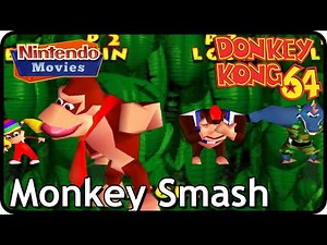Donkey Kong 64 - Monkey Smash Compilation (3/4 Players)