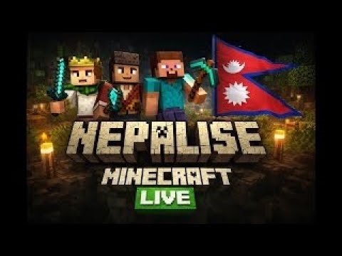 MINECRAFT NEPALISE Making base in DONUT SMP