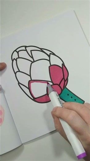 🍇🍏🍓 #relaxing #asmr #art #asmrsounds #drawing #animation #satisfying #asmr #coloring #drawing