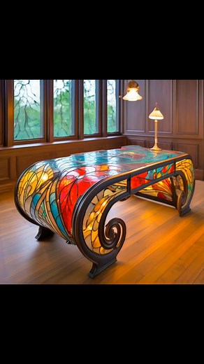 65K views · 2.2K reactions | Stunning stained glass desks!  | Inspiring Designs | Facebook