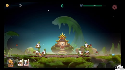 [新游] 猫咪重力叠叠乐 2D平台塔防丨 策略肉鸽丨steam新品节-独立游戏-试玩推荐 丨Cat Vs Slime 猫咪大战史莱姆