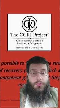 Is It Possible To Outgrow Structures Of Recovery Programs? (1/2)