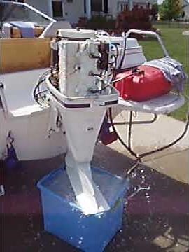 1986 85HP Force Outboard Running w/Telltale added