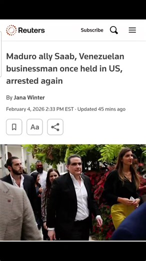 #Reuters confirma la detención de Saab y Gorrín después de conversar con un funcionario policial estadounidense.