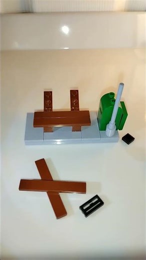 Bench and mailbox - Fake Lego - Make it Blocks - fast build