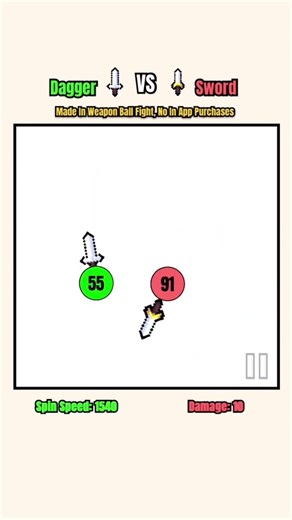 Dagger VS Sword 🗡️⚔️ | Insane Ball Fight (Who Survives?)