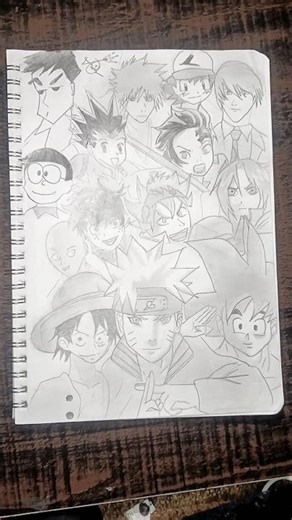 All anime character in one frame 🤚🏻👹✋🏻