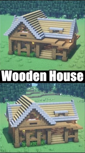 Minecraft Big Wooden House