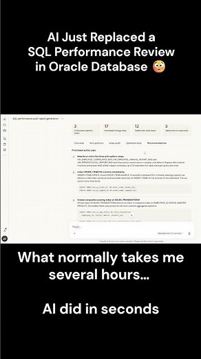 AI Just Audited an Oracle Database 🤯 #claude #oracle #ai #skills #aiskills #orclapex #oracledatabase