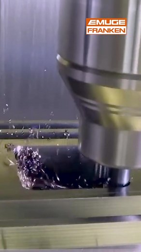 Amazing End Mill for Pocket Milling. Tool: Emuge-Franken Multi-Cut carbide end mill #cncmilling #cncmill #cncmachining #cncmachine #fyp #foryou