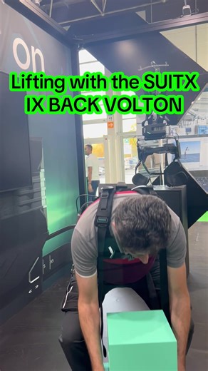 Hands on lifting boxes with the SUITX IX BACK VOLTON powered #exoskeleton for back support and #ergonomic assistance and worker #safety. It is not everyday that I get to try out an exoskeleton and learn about its AI powered features like how the system is meant to predict the user’s movement and adjust its support accordingly.