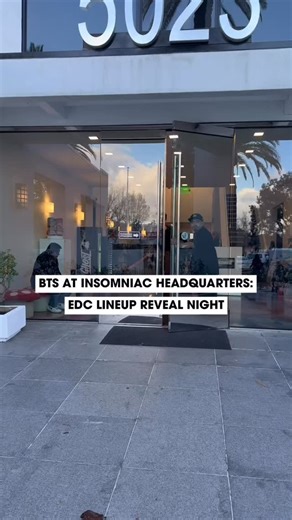 BTS at Insomniac HQ for the @edc_lasvegas 2026 lineup reveal 👀🎡 From walking past the EDC countdown clock to stepping into the “Music Through Music” livestream, the excitement was building all morning. If you’re new to this, here’s how it works: the lineup is revealed across all three days, nine stages and 240 artists through mini mixes for each stage. In celebration of 30 years, @pasqualerotella announced Insomniac will shut down the Las Vegas Strip on Thursday, May 14 for a FREE techno parad
