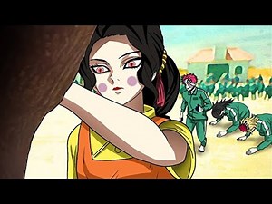 【鬼滅の刃】上弦の鬼がイカゲームに参加してみた結果②【黒死牟・猗窩座・童磨・無惨・きめつのやいば・demon slayer・귀멸의칼날・アニメ2期・MAD・アフレコ】