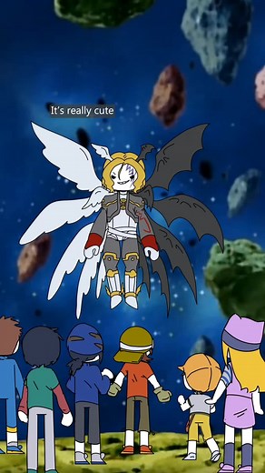 lucemon being sassy af 💀 #digimonfrontier #digimon #fananimation