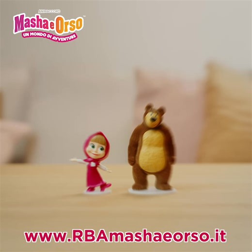 Collezione Masha e Orso. Divertenti storie da leggere e personaggi 3D con cui giocare! Prima uscita in edicola dal 27 dicembre: Masha, libro più miniatura a solo 1,99€.partenenza a un grande e prestigioso gruppo editoriale internazionale, pu | RBA Italia
