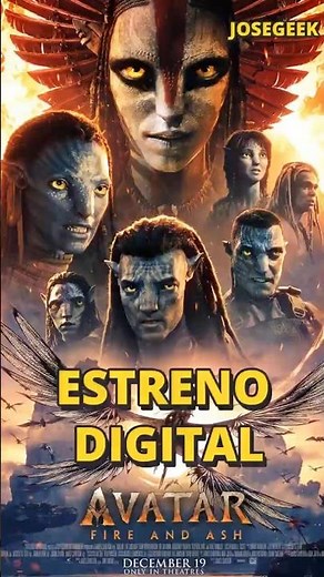 Avatar 3 ya tiene fecha de estreno digital