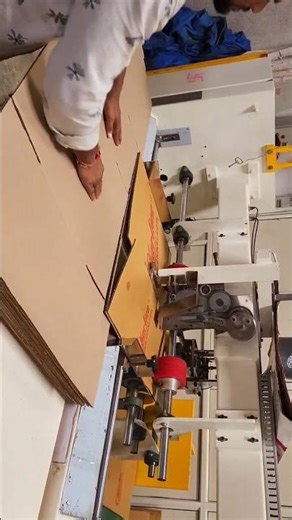 S.K. Brand Semi Automatic Box Stitching Machine... #youtubeshorts #shortsvideo #boxstitchingmachine