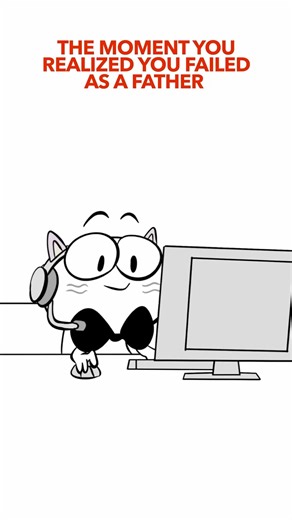 Daddy Angry 😭 (Animation Meme) #shorts