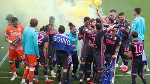 Leeds fined after players celebrated Premier League promotion with pyrotechnics
