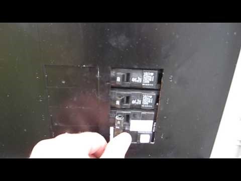 How to reset a GFCI breaker