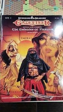 Dungeons & Dragons GAZ 2 Gazetter The Emirates of Ylaruam #D&D #BECMI TSR #OSR #DnD #RPG #WOTC