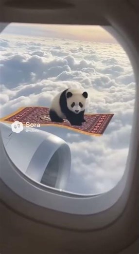 Flying Carpet Panda on a Magical Mission! 🐼✨🪄