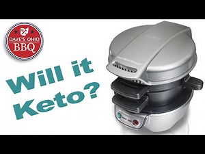 Hamilton Beach Breakfast Sandwich Maker - Unboxing, Review, Keto Breakfast Sandwich