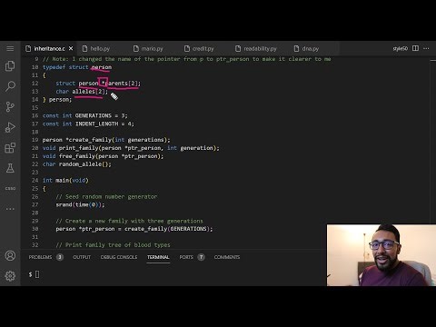 Harvard CS50 Week 5 | Inheritance Walkthrough