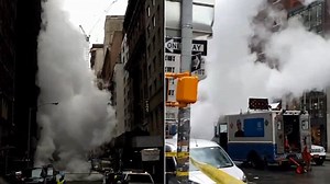 Steam pipe explodes in Midtown Manhattan
