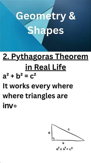 Pythagoras Theorem in Real Life