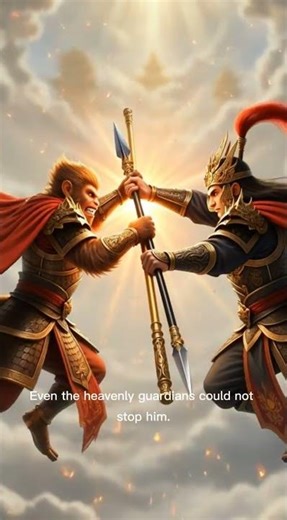 The Monkey King and His Magical Staff #shorts