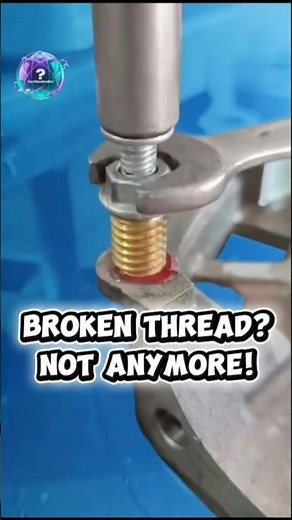 The Smartest Way to Repair Damaged Threads #shorts