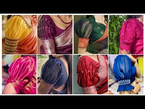 Latest Puff Sleeves Designs 2024 | Blouse Sleeves Design Ideas | Blouse Designs | Baju Ki Designs |