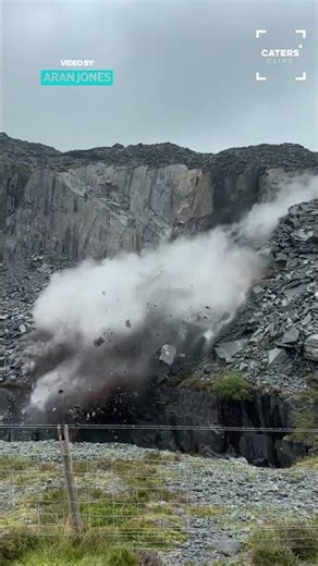 Huge Quarry Collapse