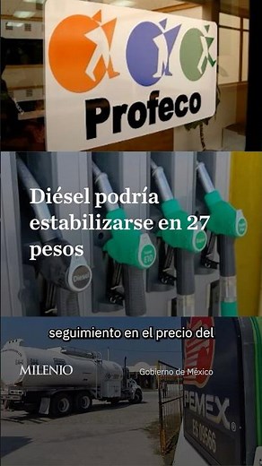 Profeco is holding talks to set the price of diesel at 27 pesos per liter