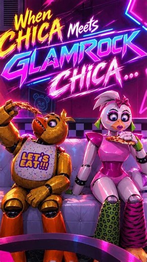 When Chica Meets Glamrock Chica... 💀