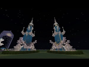 How to Make a Large Fantasy Style Fountain In Minecraft (EASY)
