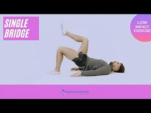 Single Leg Bridge Exercise for Lower Back pain