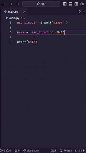 ✨CLEVER Python One Liner !! #python #programming #coding
