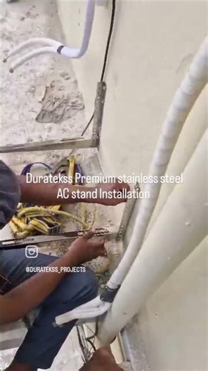 DURATEKSS STAINLESS STEEL AC STANDS INSTALLATION