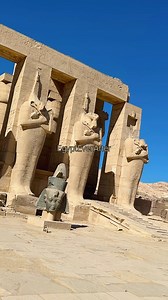 The Ramesseum is the grand mortuary temple of Pharaoh Ramesses II, built in the 13th century BCE in Thebes. It was dedicated to Amun and Ramesses himself, preserving his divine legacy for eternity ✨️💚 🌟 Every artifact has a story — follow to uncover them all. 📸 Photos & video by @Egypteverafter💥Not for commercial use ©️ | Egypt Ever After