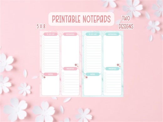 To Do List Printable | Printable Planner Notepad | Download Planner - Etsy