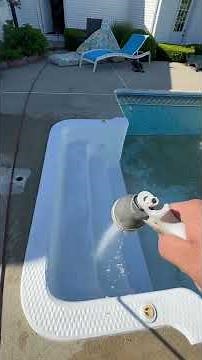 Inground liner pump & strip #poolguy
