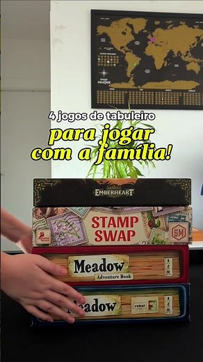 4 jogos de tabuleiro para jogar com a família! 🤗 #jogosdetabuleiro #boardgames #jogosleves