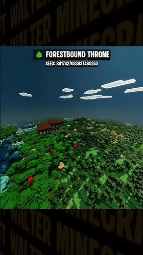 🌳 Forest Mansion Village Seed | Minecraft Bedrock 26