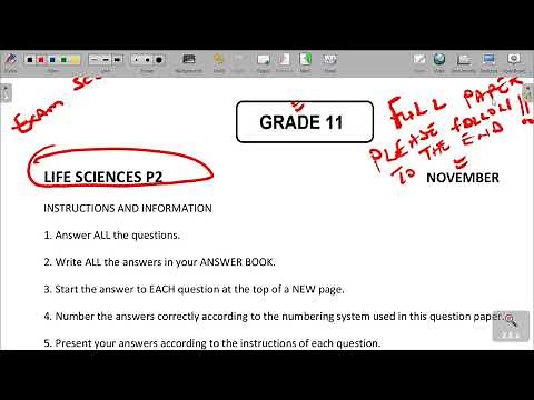 Life Sciences Grade 11 - P2 Term 4